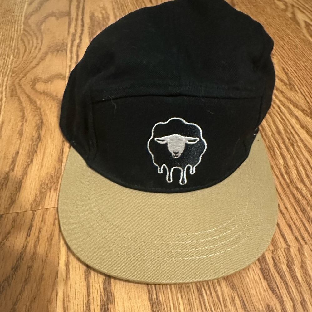 Black and Tan Cap with screwball Logo